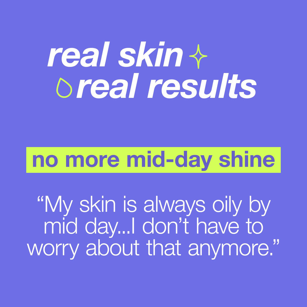 Advertisement for Clearing Defense SPF30 with text on a blue background